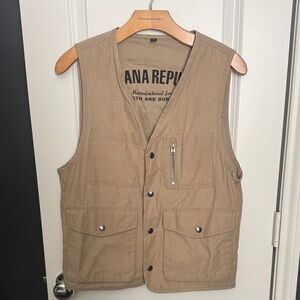 Banana Republic Khaki Utility Vest